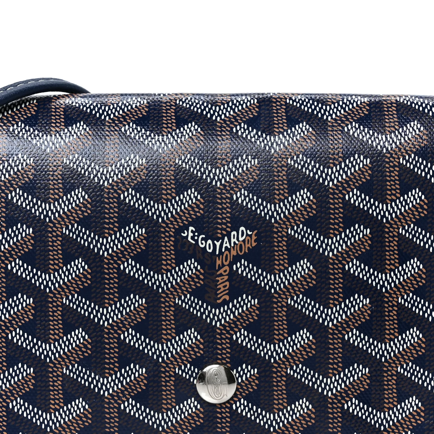 Goyardine Plumet Wallet Clutch Navy