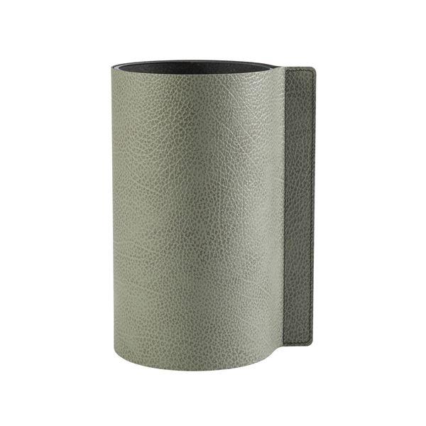 Block Hippo vase 7,5 cm oliven