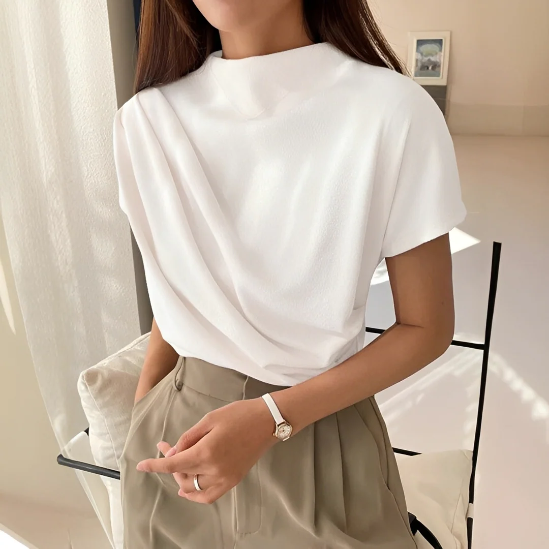 Janica - Blouse à Manches Courtes Relax