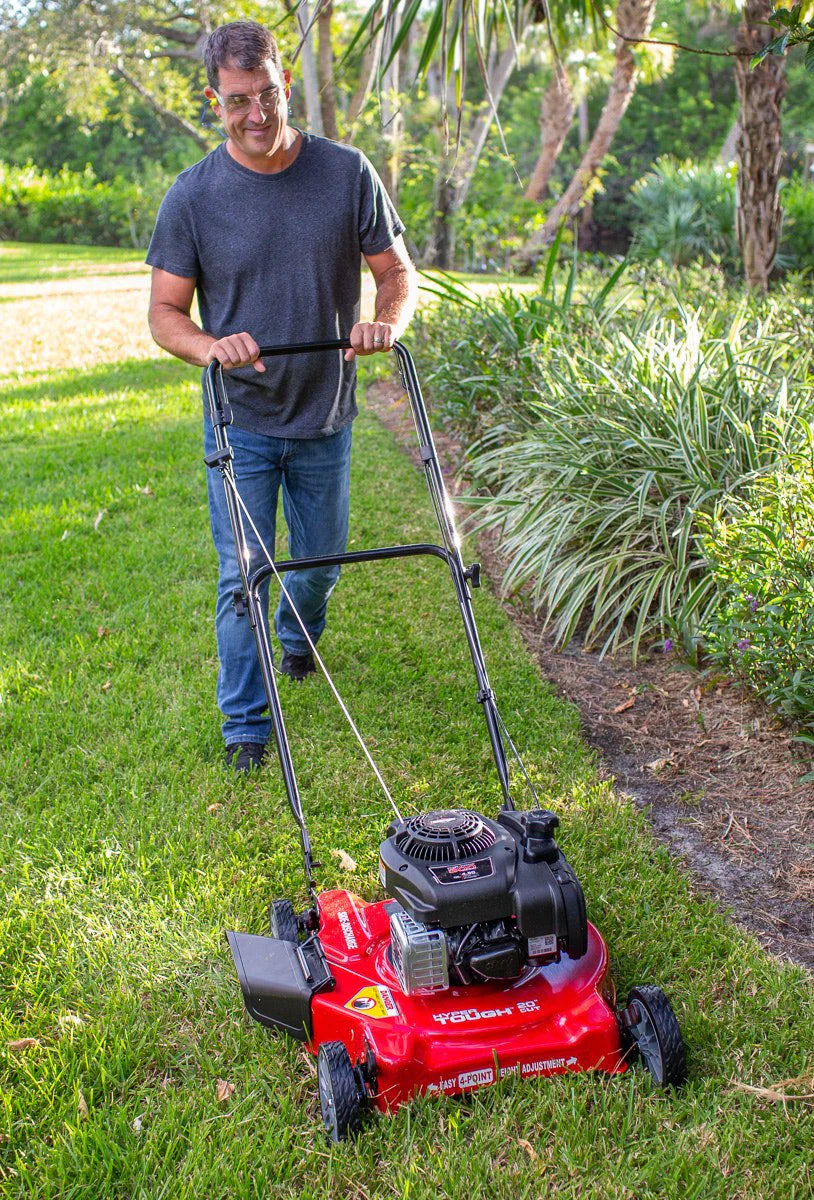 Tondeuse à gazon à pousser de 50 cm (20 pouces) et 125 cm³ avec moteur Briggs & Stratton