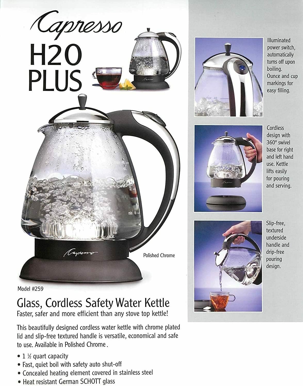 Capresso 259 Water Kettle, 10
