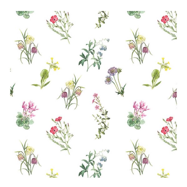 Serviett 33x33 cm 20 stk Mixed Flowers