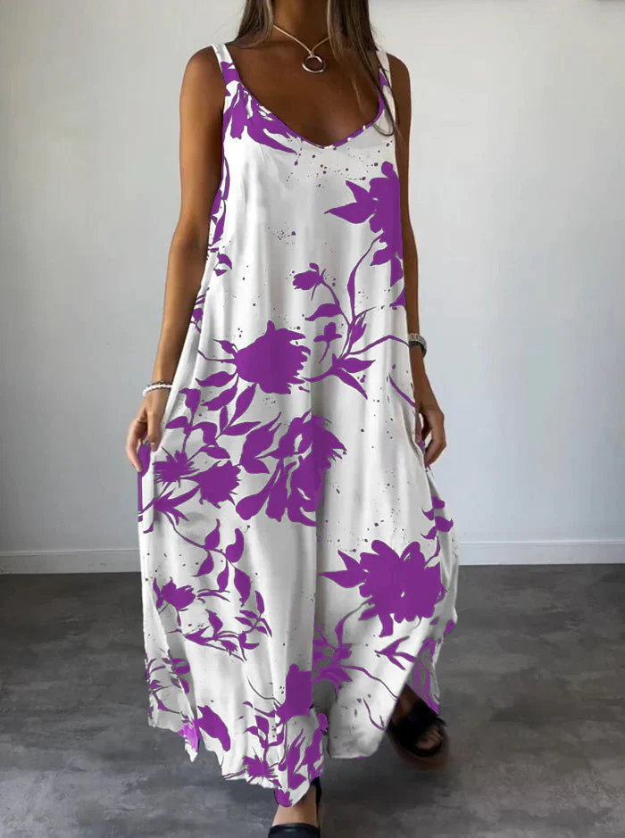 Robe féminine tendance imprimée