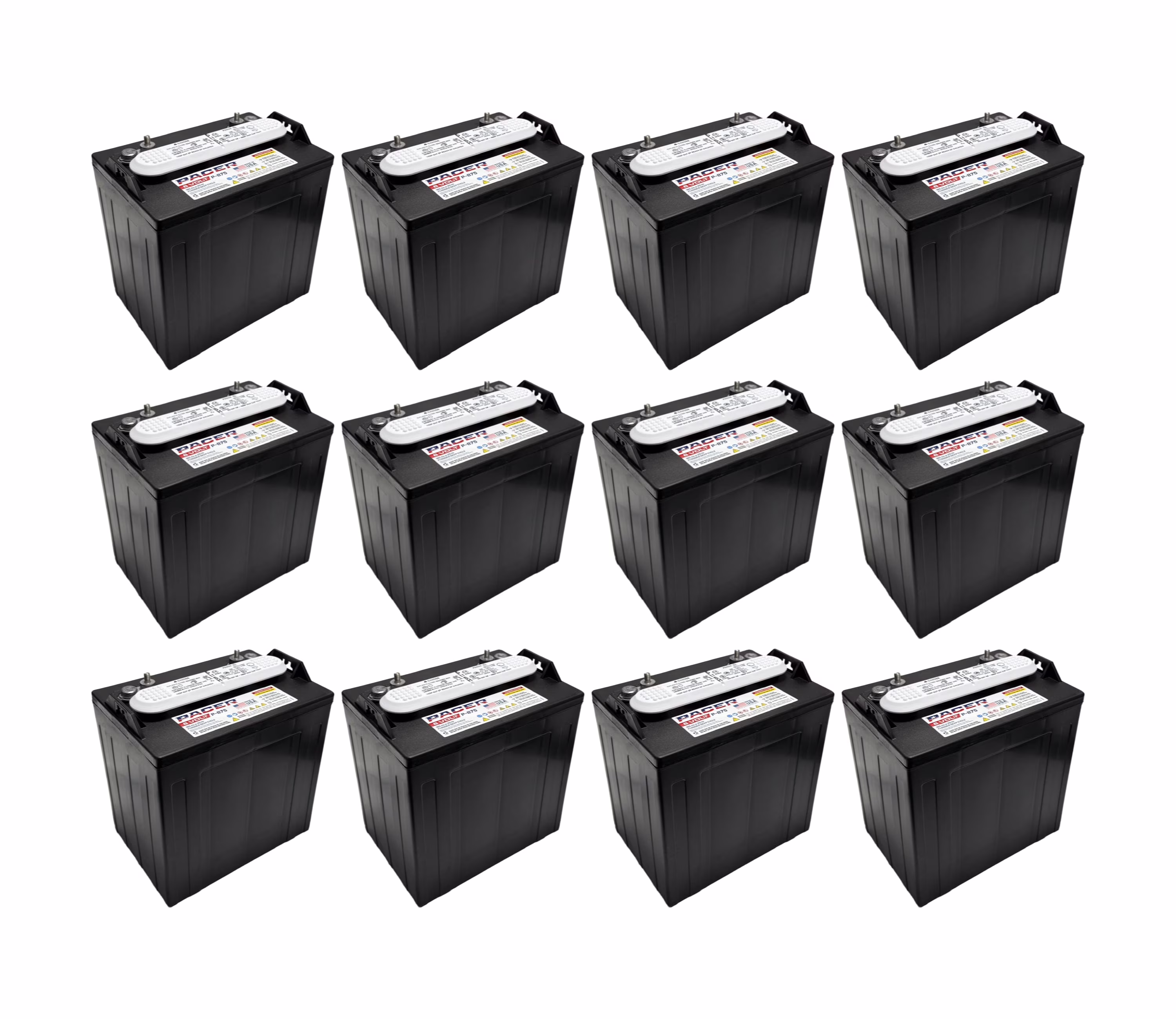 P-875 8 Volt 165Ah Deep Cycle Battery Replaces Trojan T-875 | Set of 6(6) - Image 9