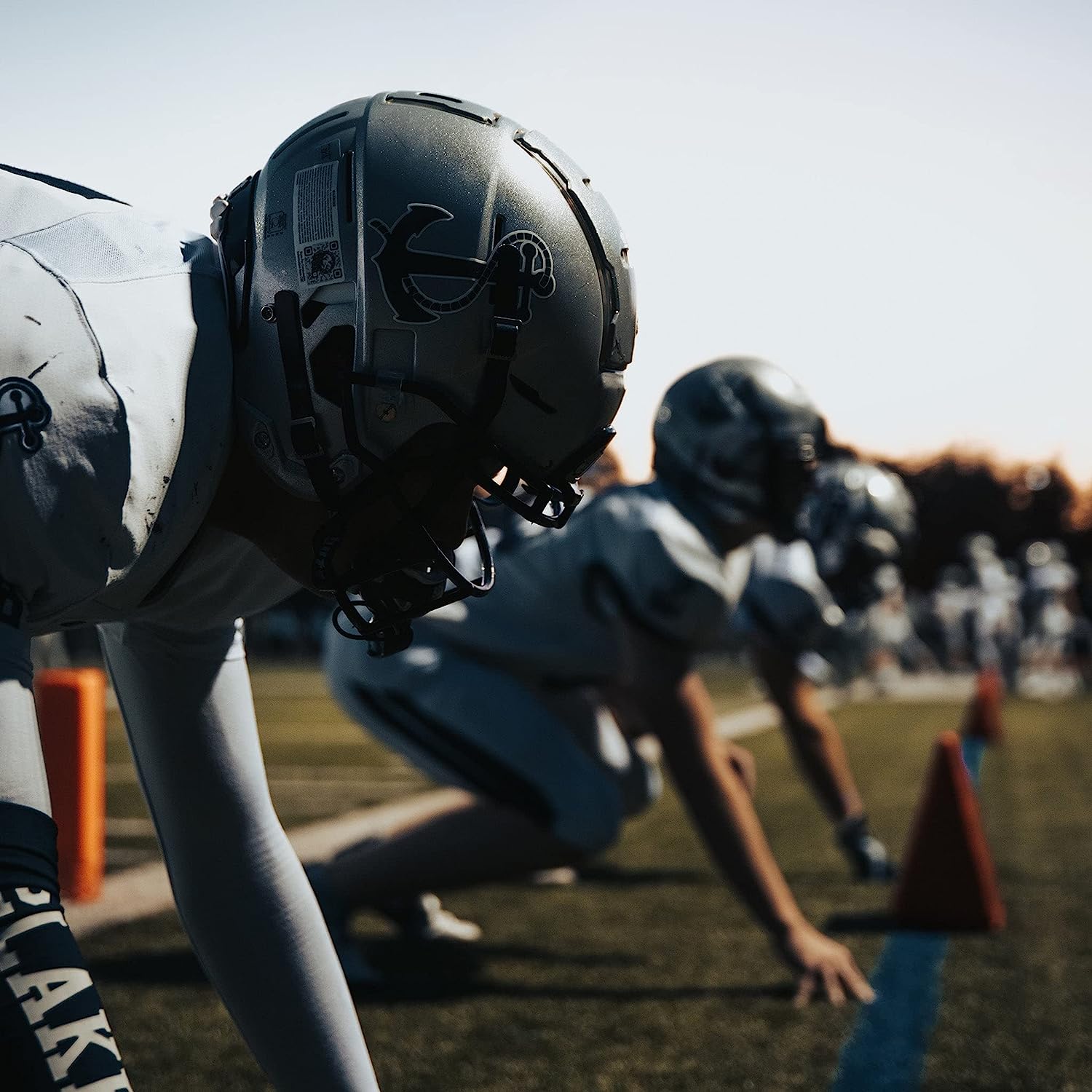 Varsity football helmets