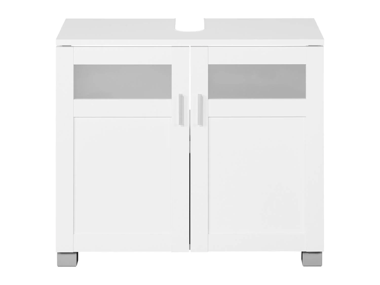 LIVARNO Meuble sous-vasque Basel, 68,5 x 58,7 x 34,5 cm, blanc