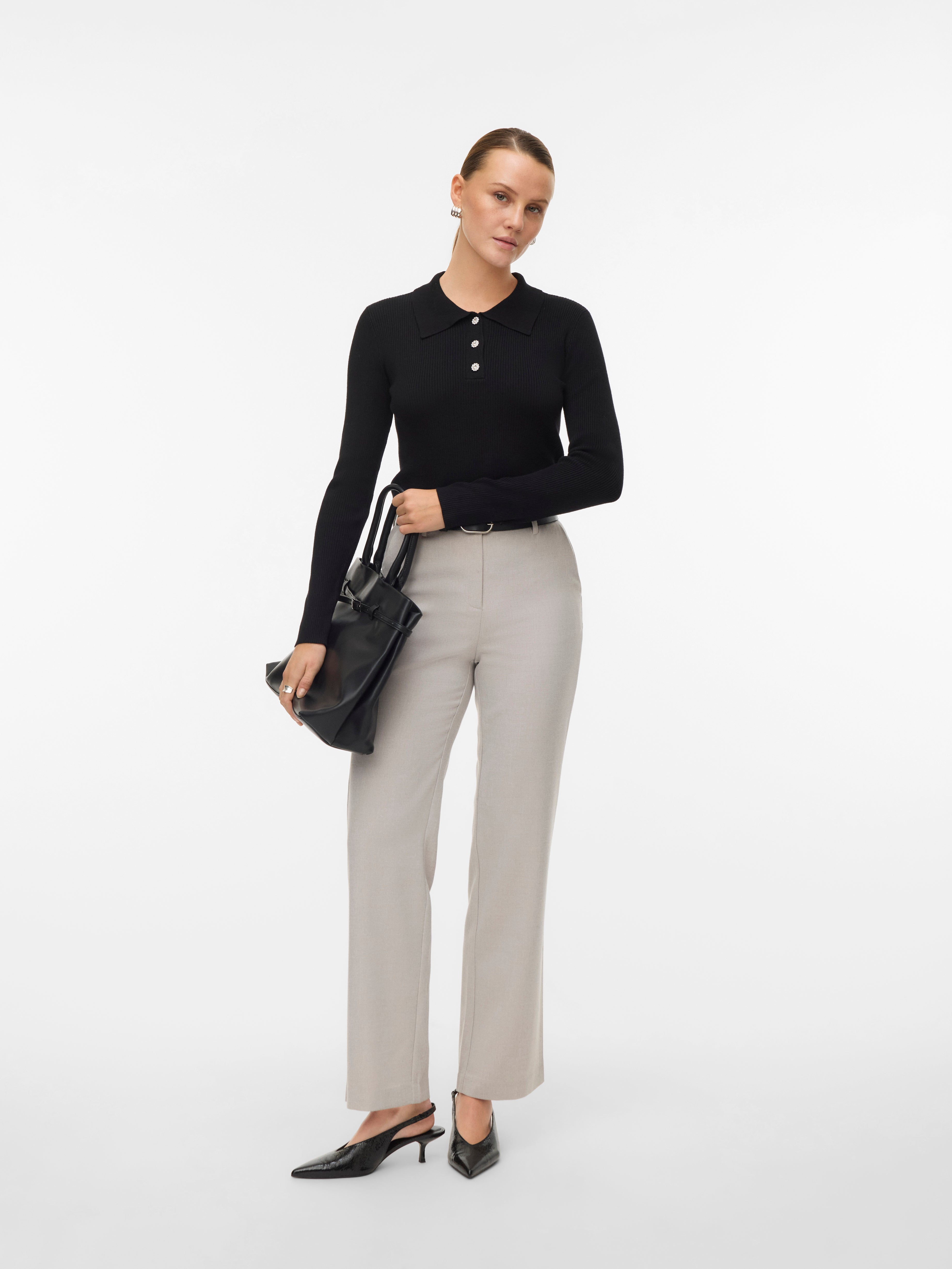 VERO MODA® VMZAMIRA Mid waist Trousers