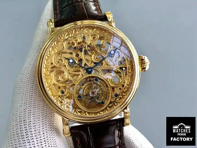 Patek Philippe Tourbillon Yellow Gold Skeleton Dial