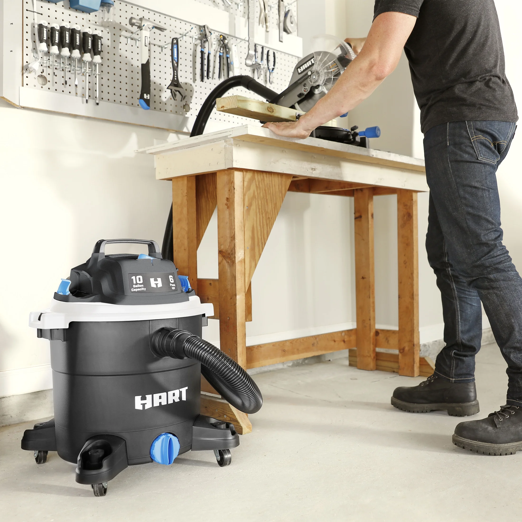 10 Gallon 6 Peak HP Poly Wet/Dry Vacuum, VOC1012PF 3703 Image 8