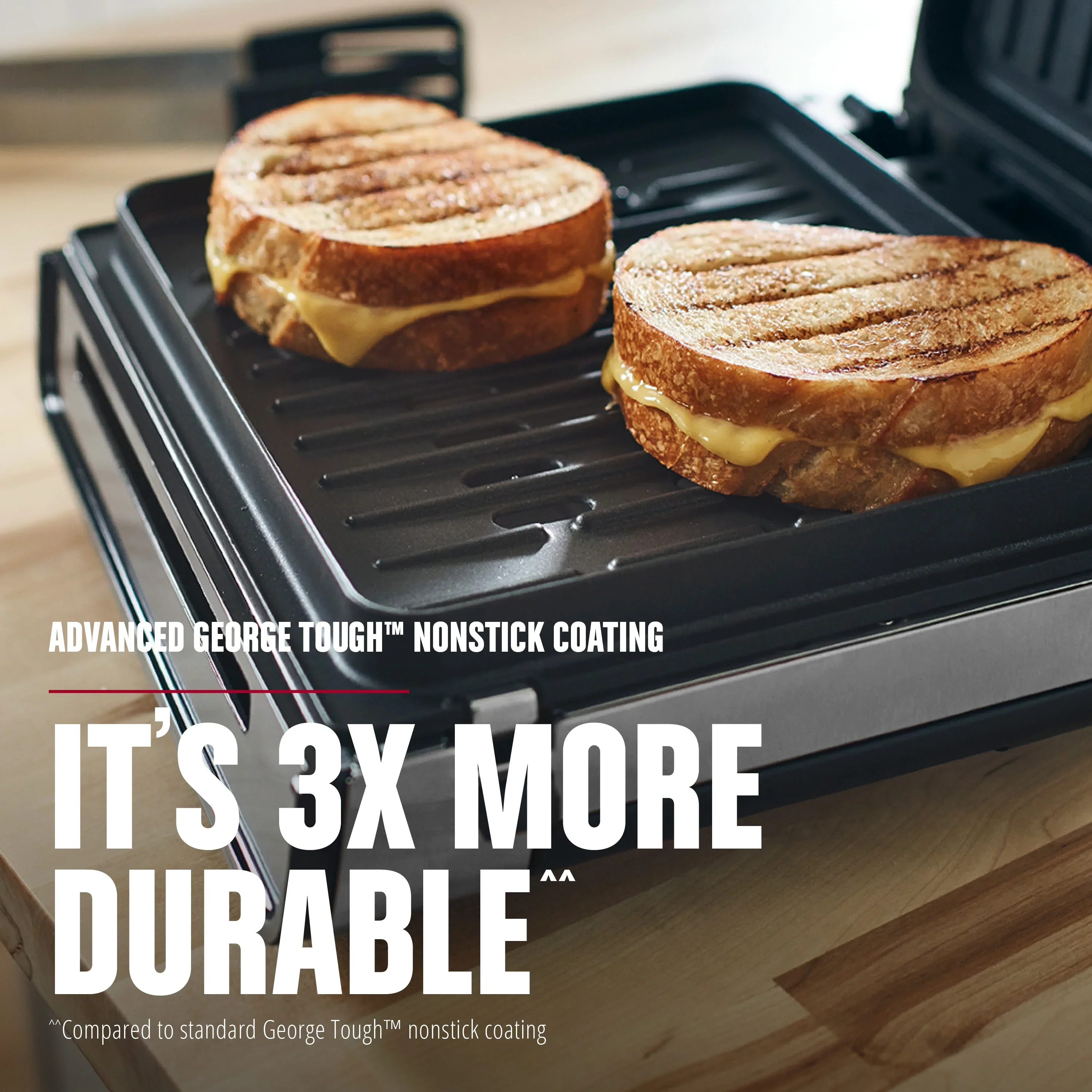 Foreman Contact Smokeless - Ready Grill, Family Size (4-6 Servings), GRS6090B-1
