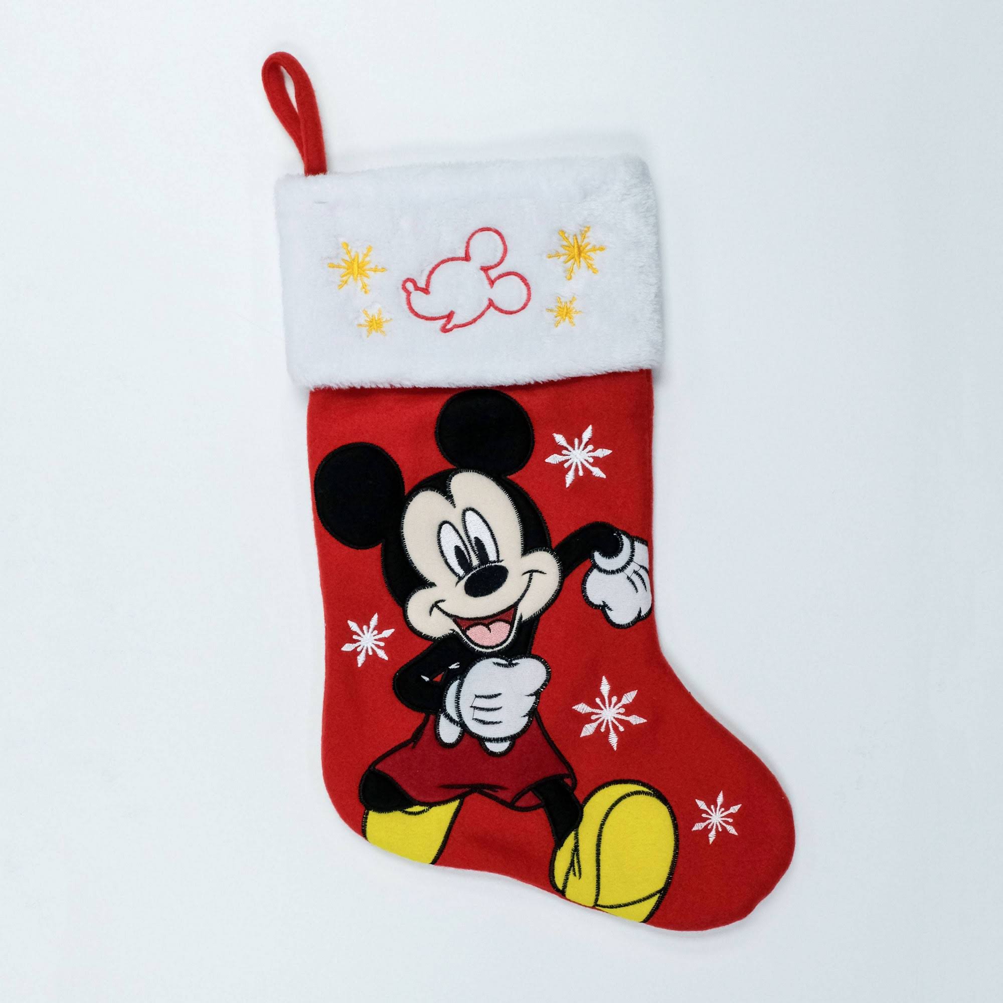 Disney Mickey Mouse Christmas Stocking Red