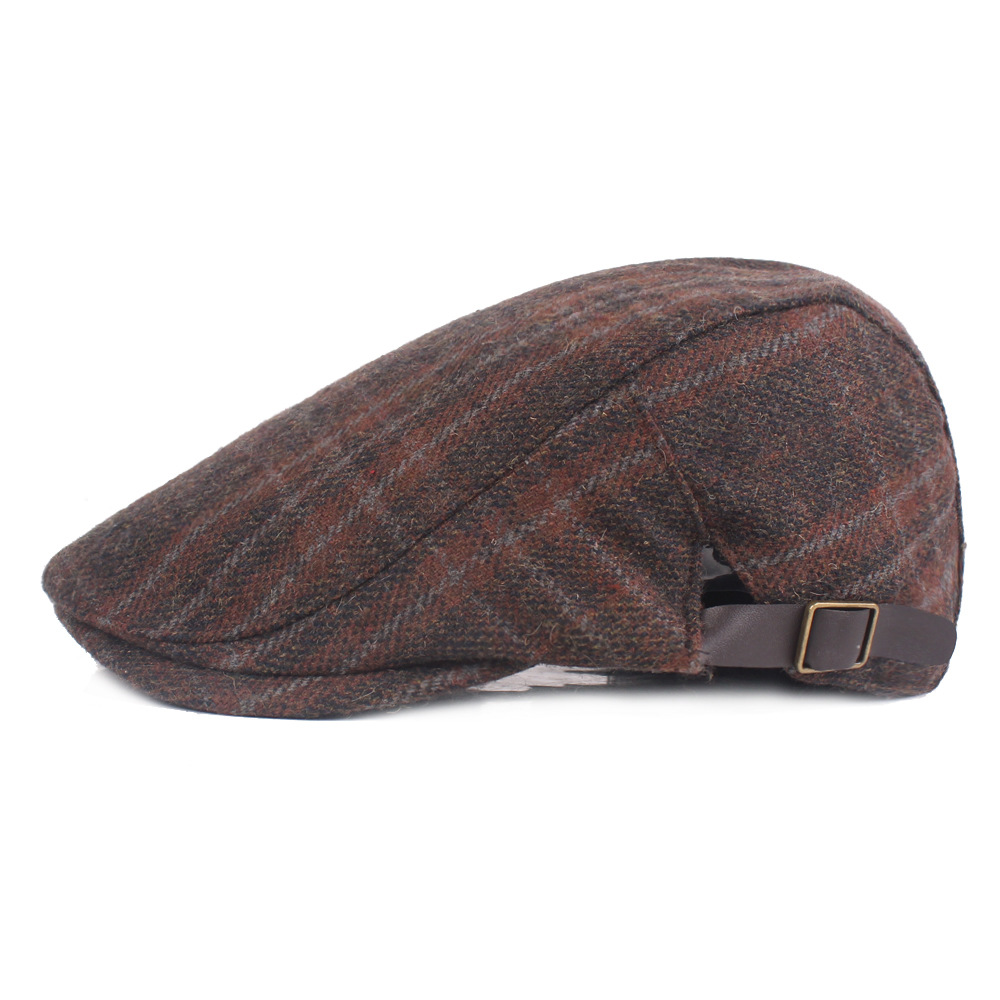 Béret écossais en laine automne-hiver, 4 couleurs