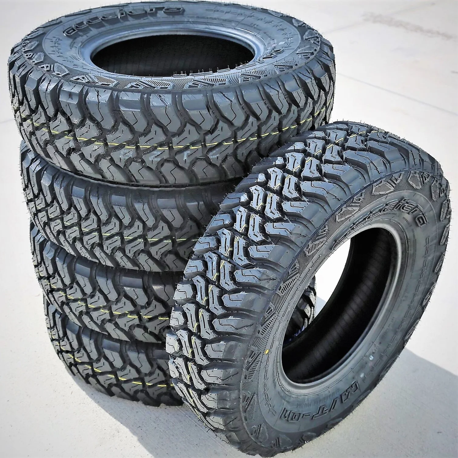 Pair of 2 (TWO) Accelera M/T - 01 LT 235/85R16 Load E (10 Ply) MT M/T Mud Tires