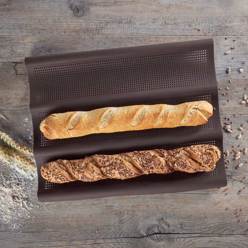 Flexiform Baguette bakeform til 3stk baguetter