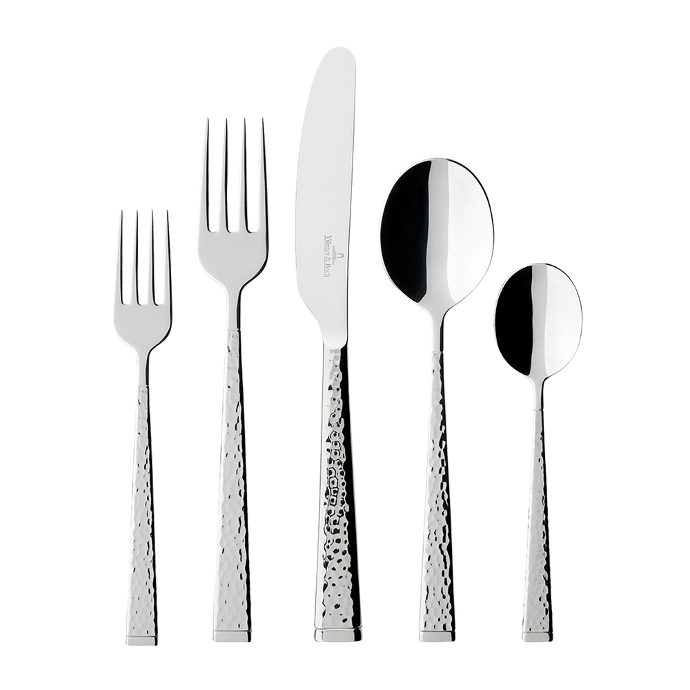 Blacksmith 60-piece flatware set - stainless steel