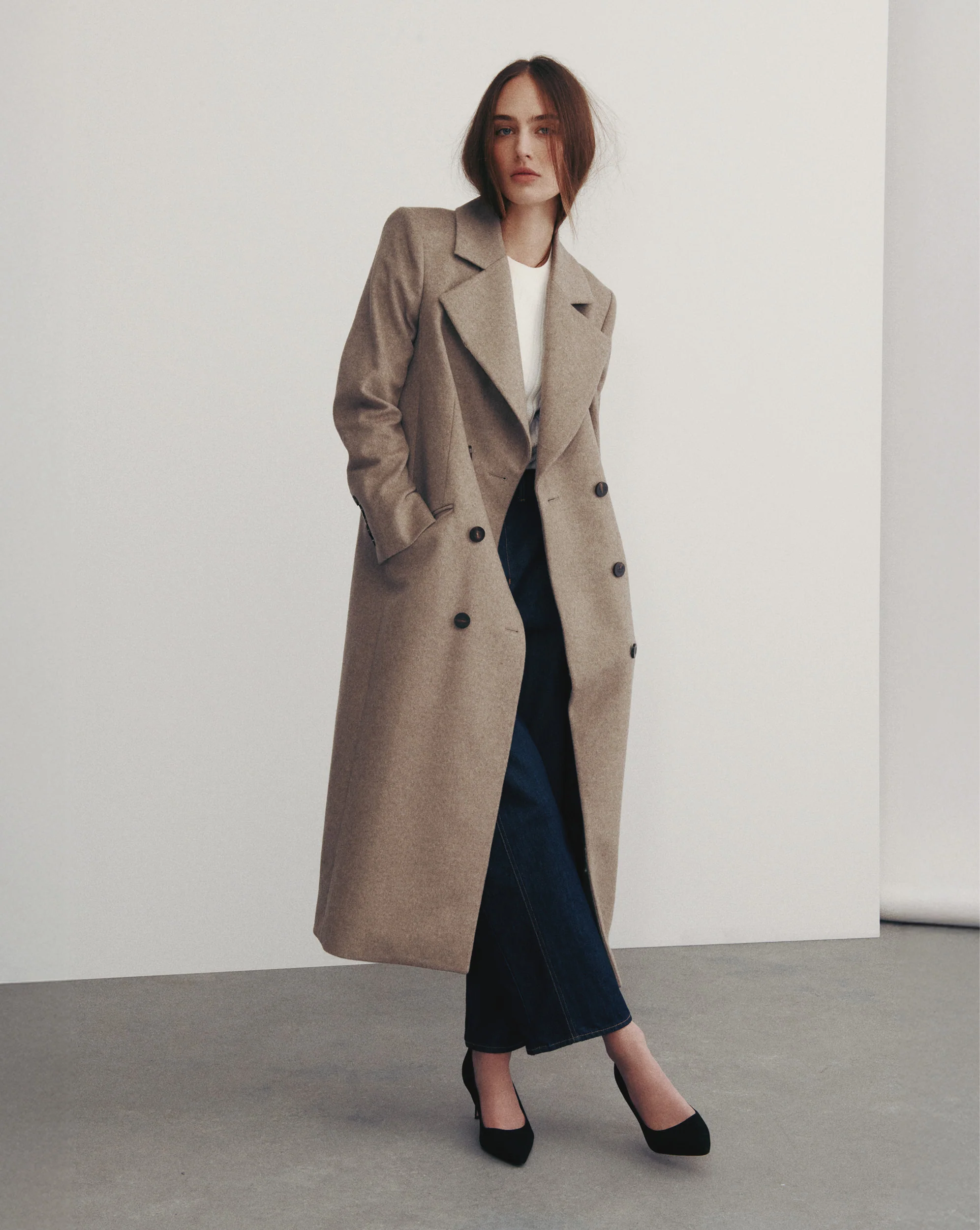 Seth Wool-Cashmere Dickey Coat