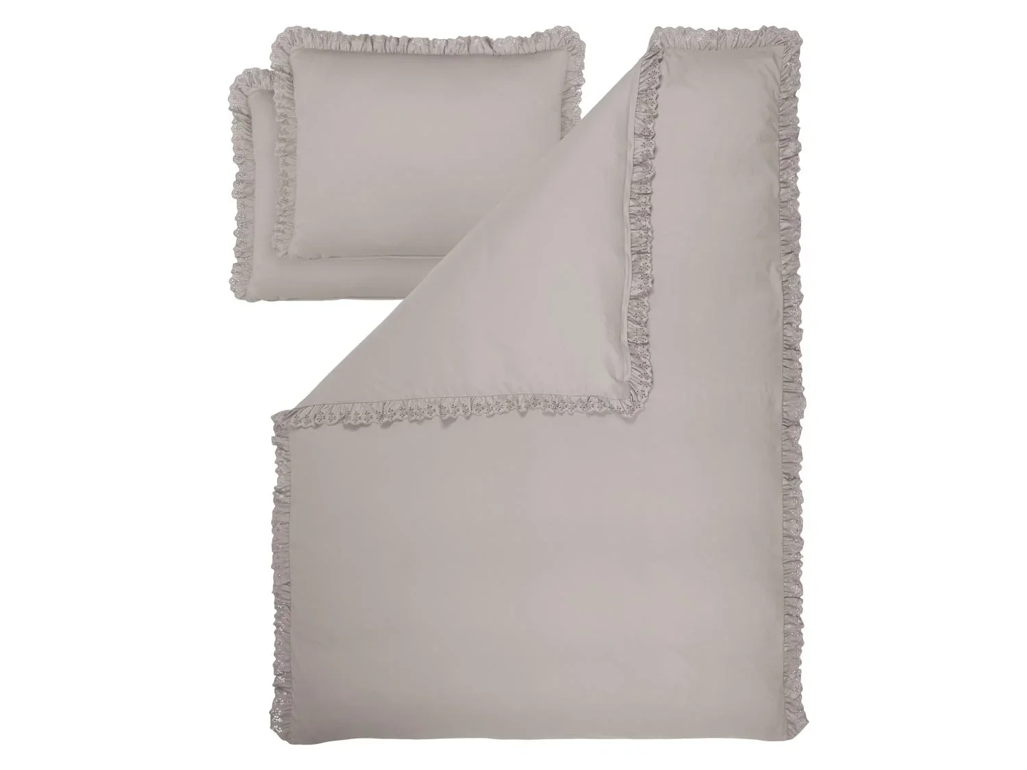 LIVARNO Parure de lit en satin de microfibre, 260 x 240 cm