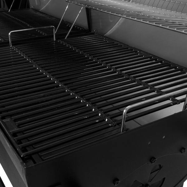 Double Play 1,260 sq , in 3 Burner Gas and Charcoal Grill in Black Image 5