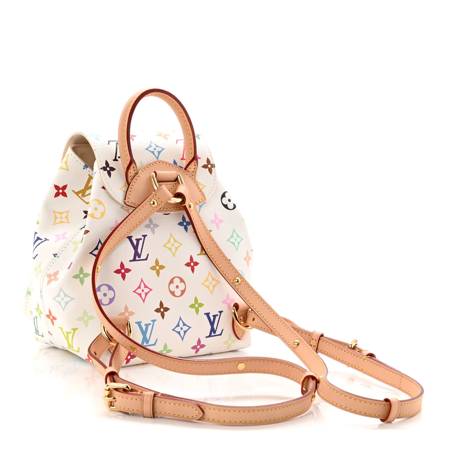 LV X TM Monogram Multicolor Venice Backpack White