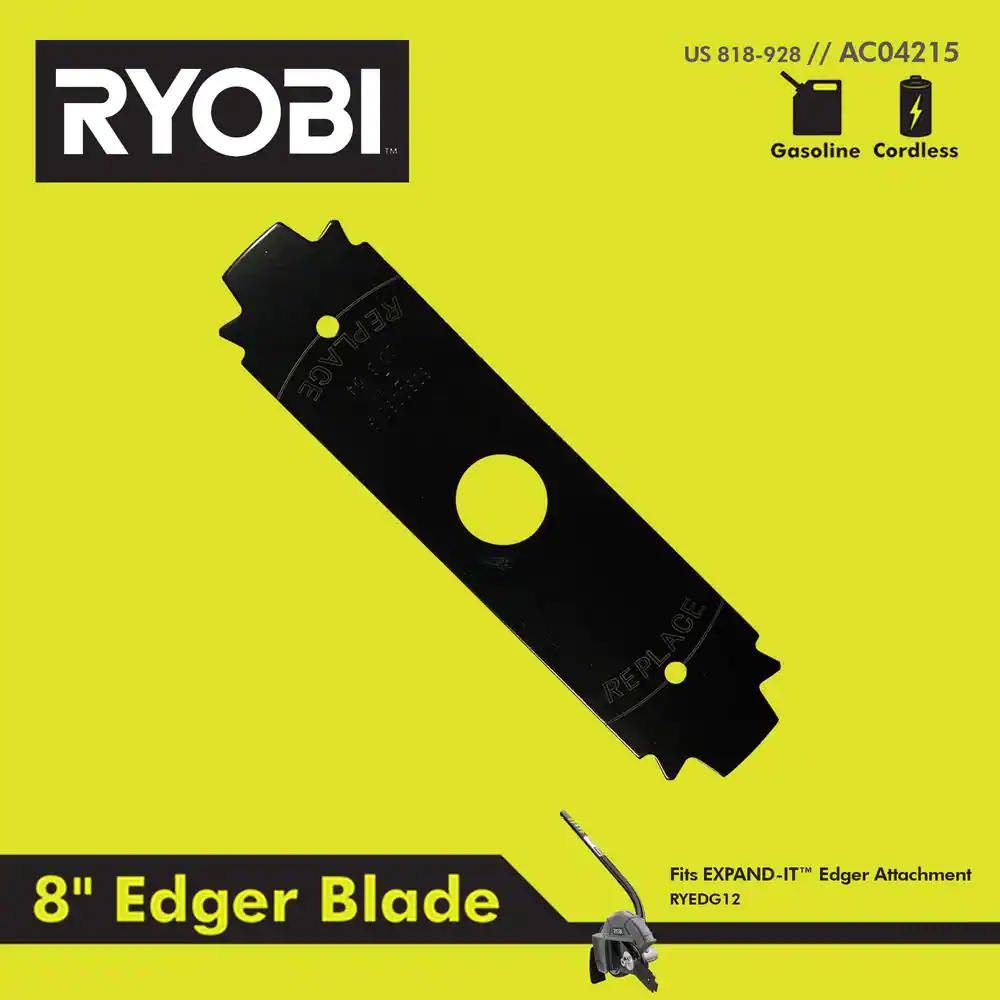 Ryobi 8 in. Replacement Edger Blade AC04215