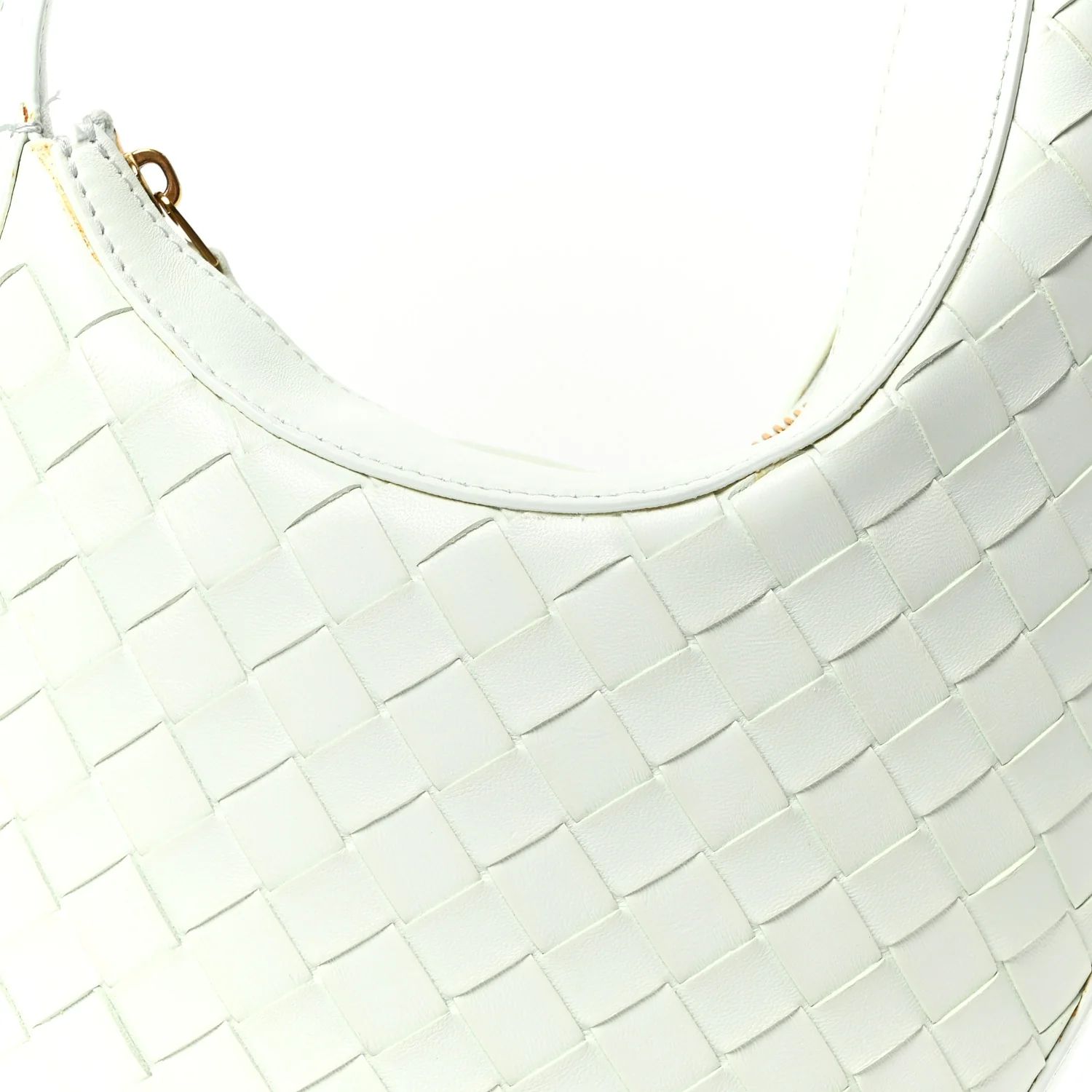 Nappa Intrecciato Small Drop Shoulder Bag Glacier