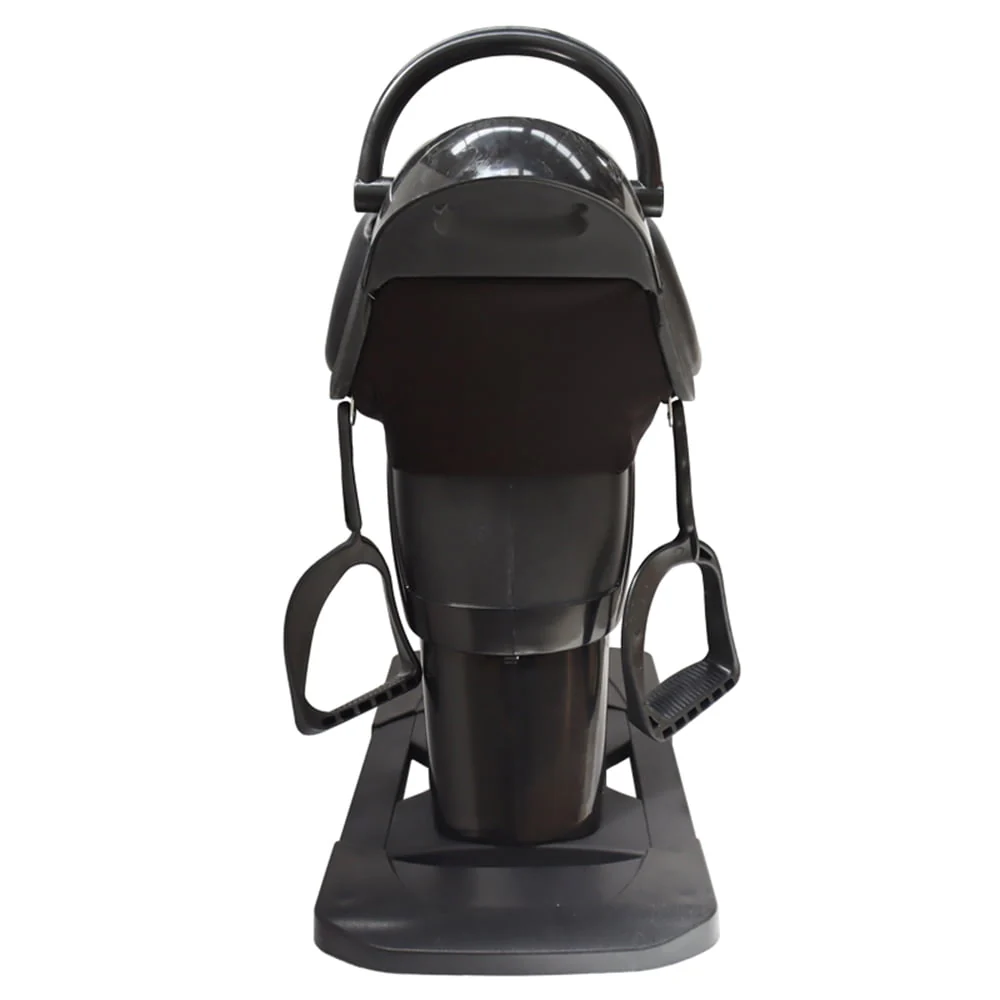 Electric Horse Riding Machine Abdominal Exercise Fitness Equipment Black - Image 7