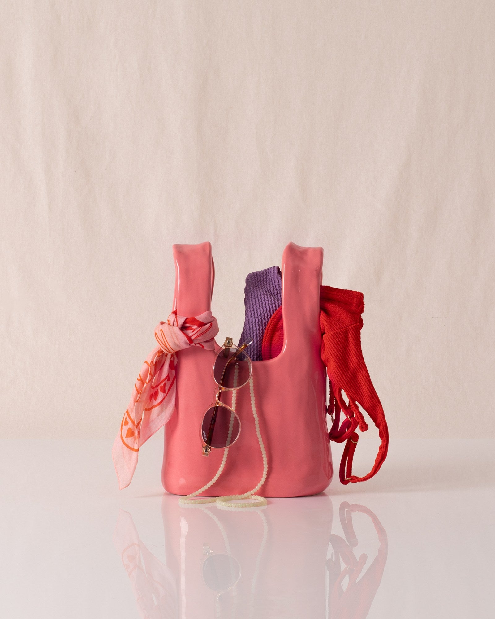 MAM X ANOTHER COTTON LAB - VASE M PINK