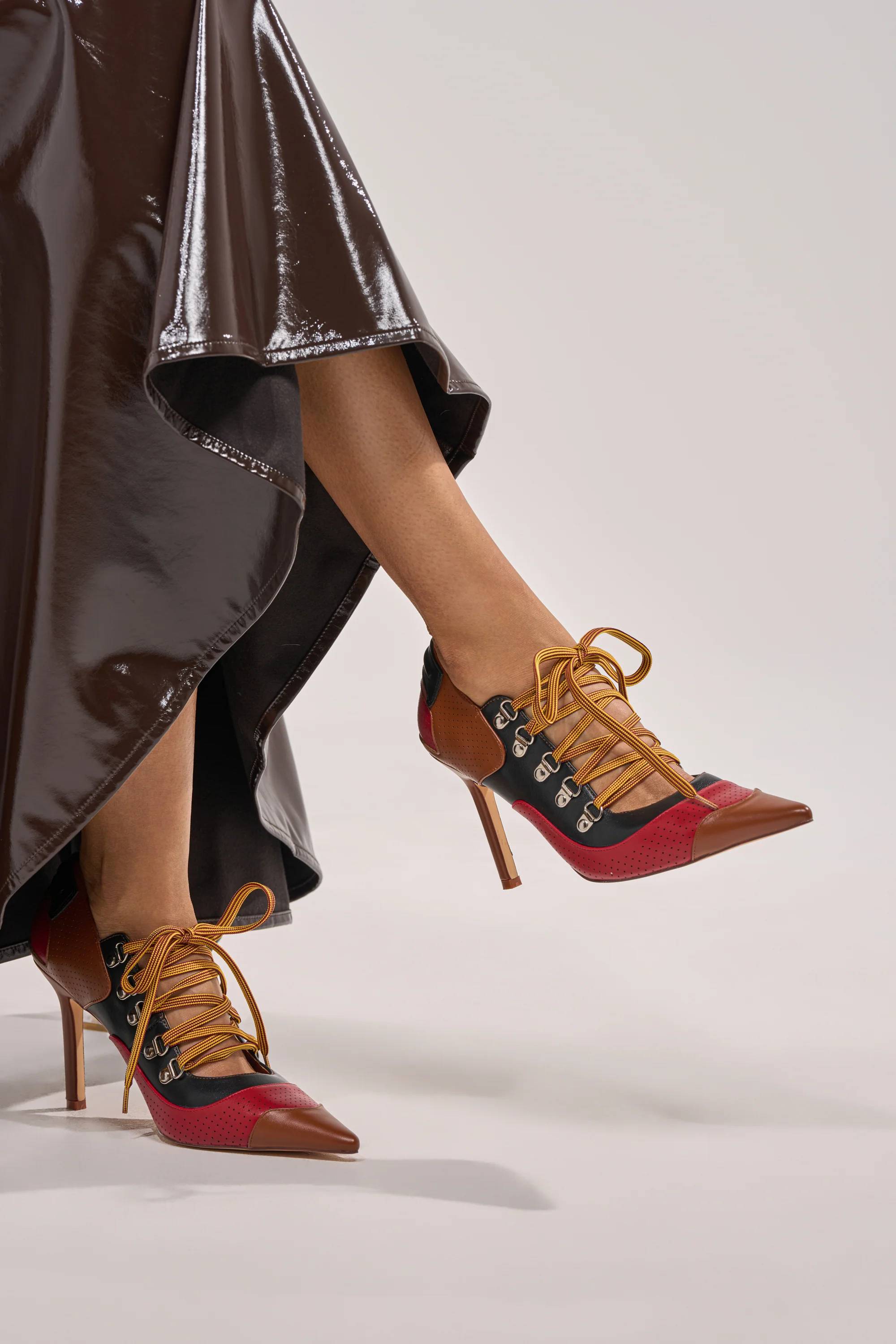 AZALEA WANG BLITZ RED MULTI SPORTY PUMP - Akira Store