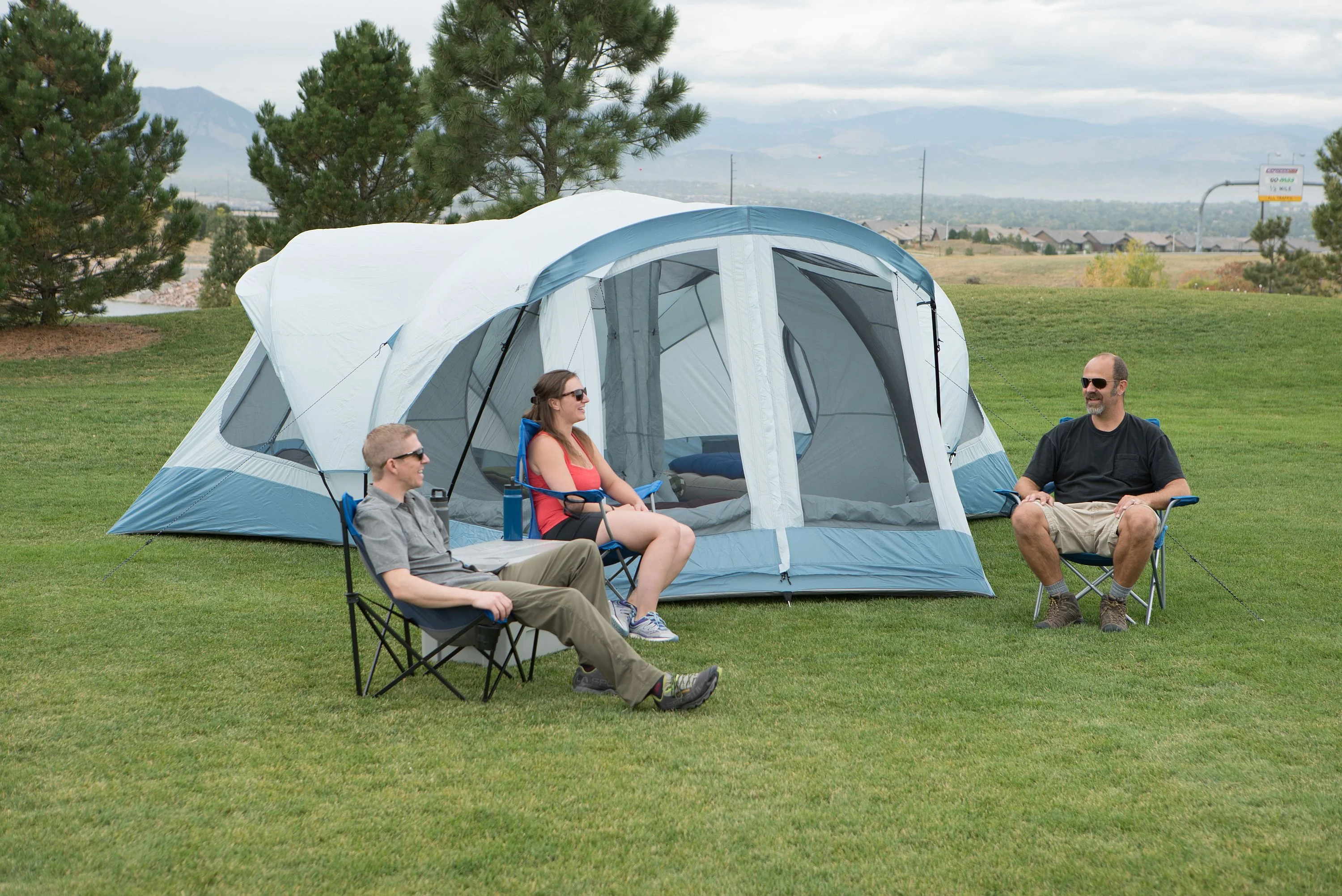 14-Person 18 ft. x 18 ft. Family Tent, with 3 Doors - Image 3