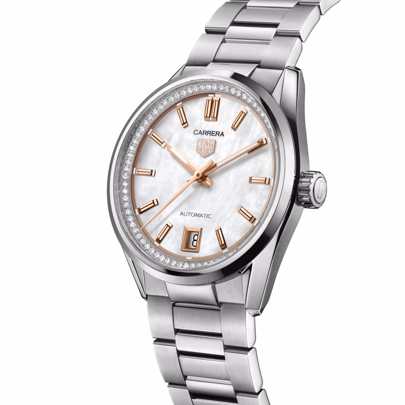 【Super Clone】TAG Heuer Carrera Date 36mm Ladies Watch Mother Of Pearl WBN231C.BA0001
