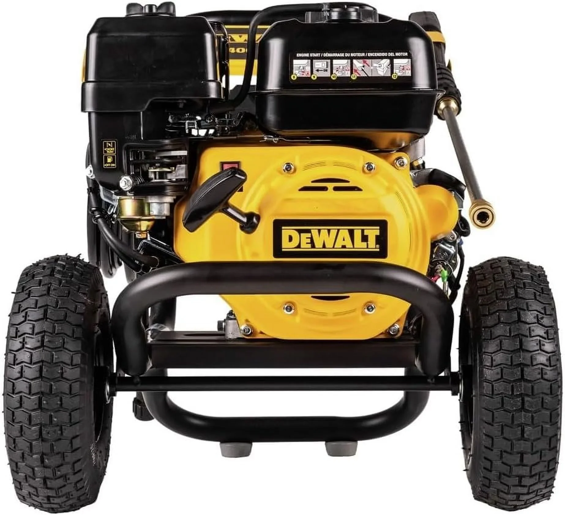 DEWALT 3400 PSI at 2.5 Gas Pressure Washer, High-Pressure Hose