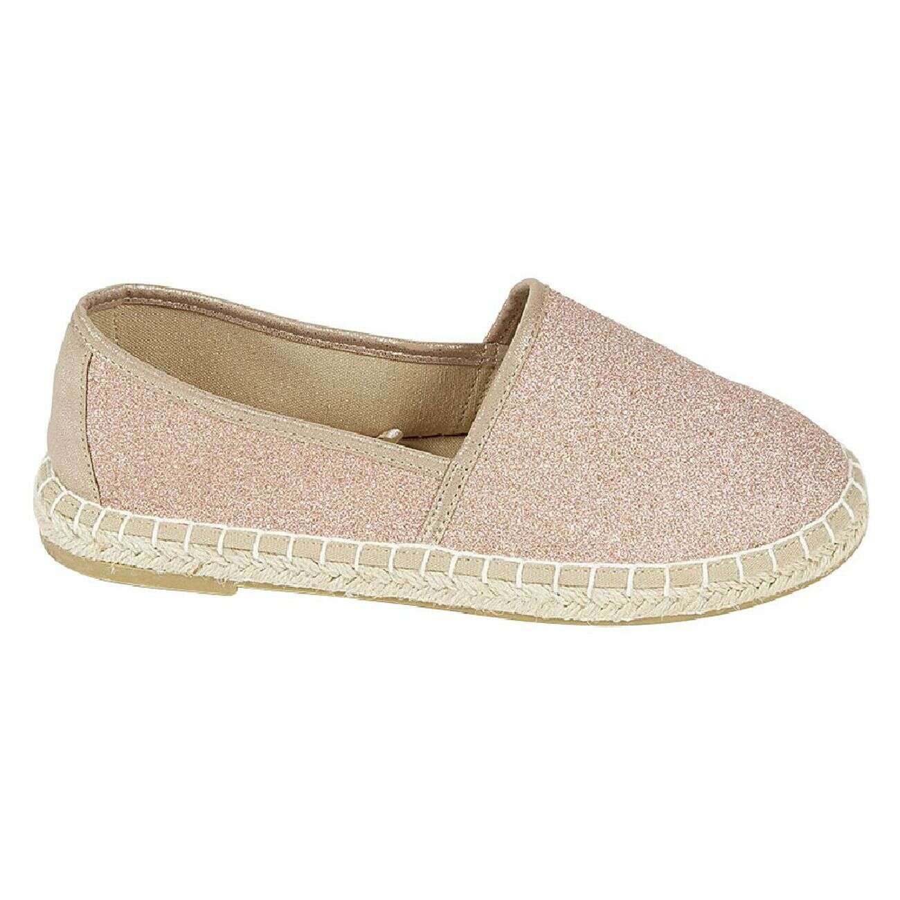 Espadrilles Femme rose pailleté T36/40