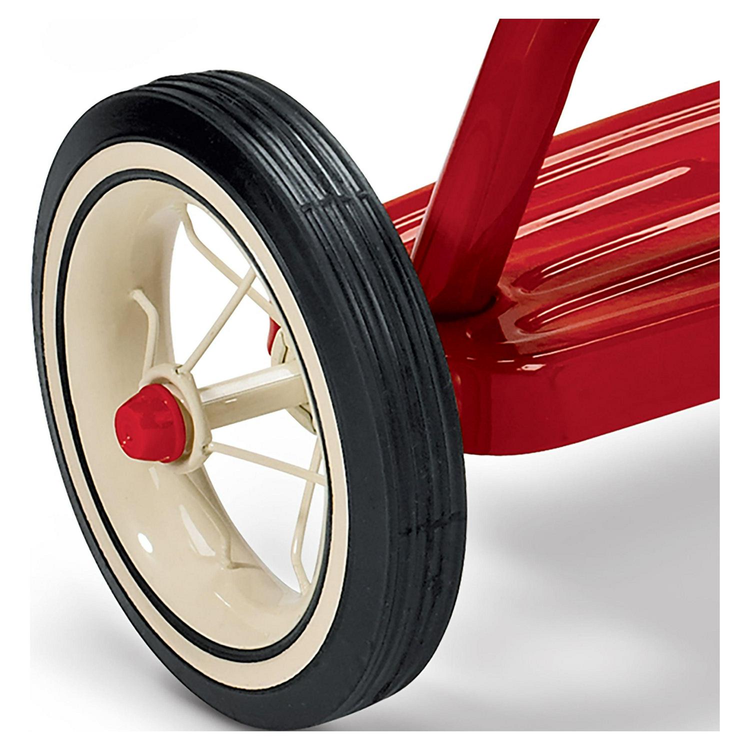 . Classic Red Dual Deck Tricycle. 12#8243; Front Wheel. Red - Image 6