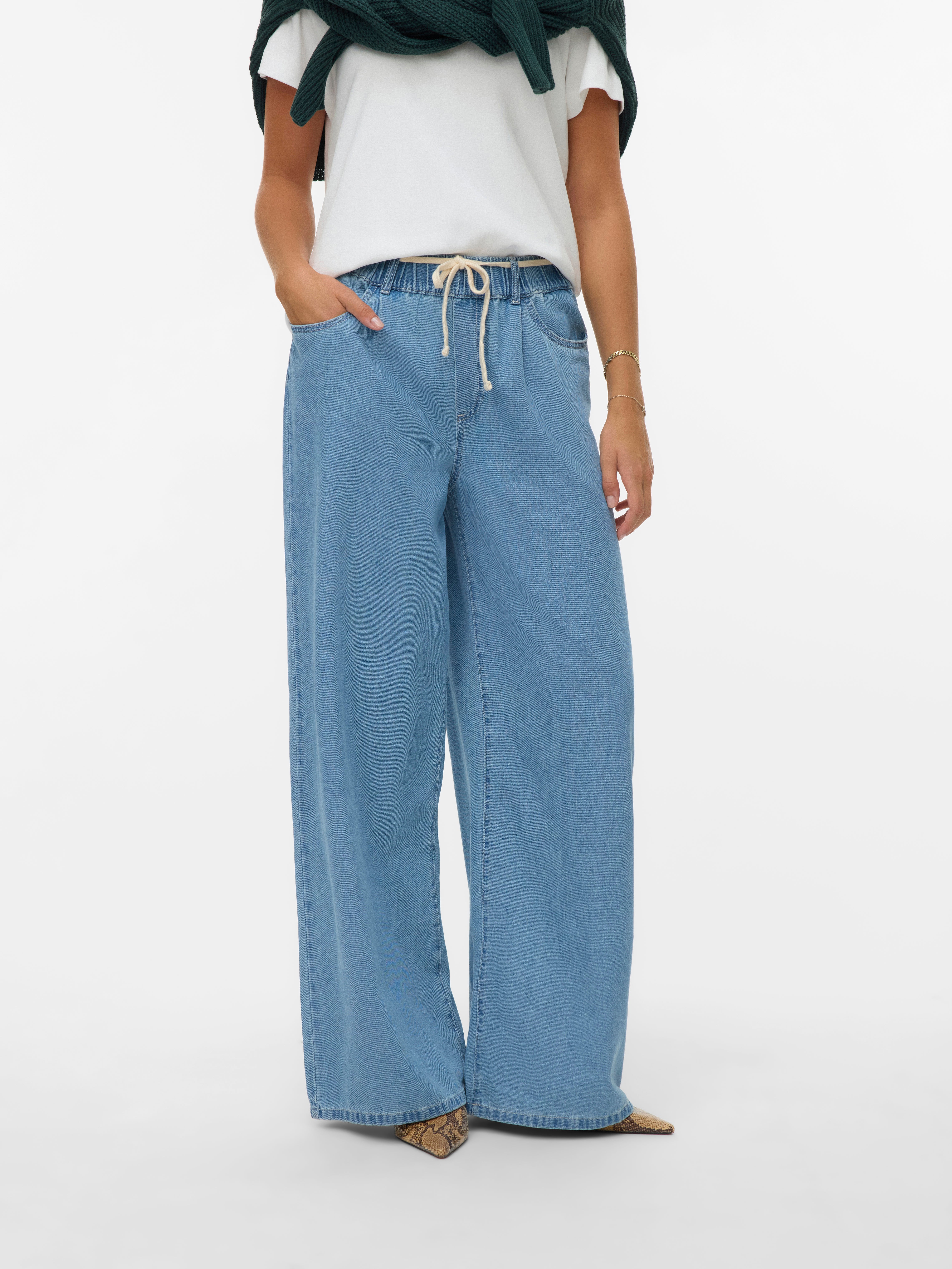 VERO MODA® VMVALERIA Mid rise Wide Leg Fit Jeans