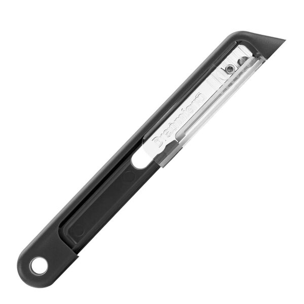Skreller med innebygd sliper 18 cm svart