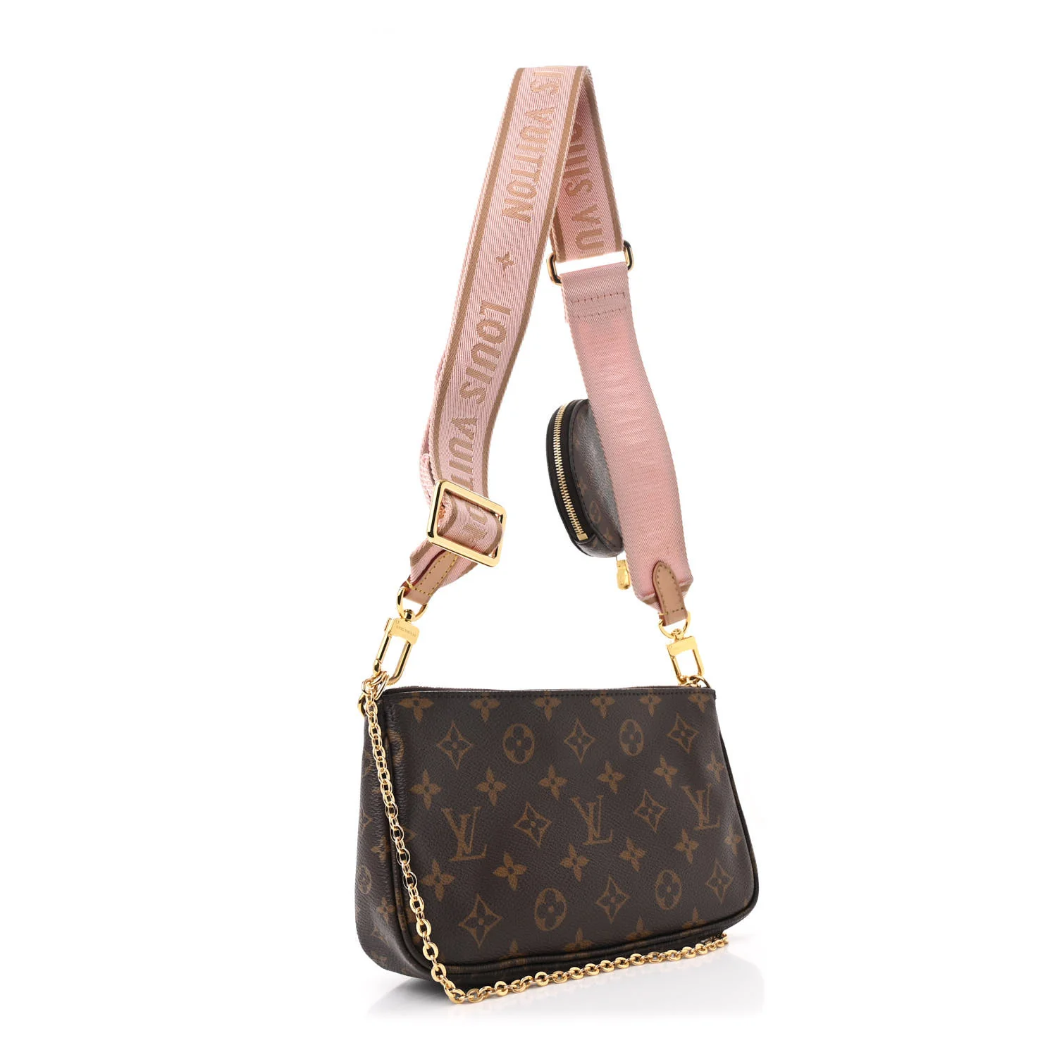 Monogram Multi Pochette Accessories Rose Clair