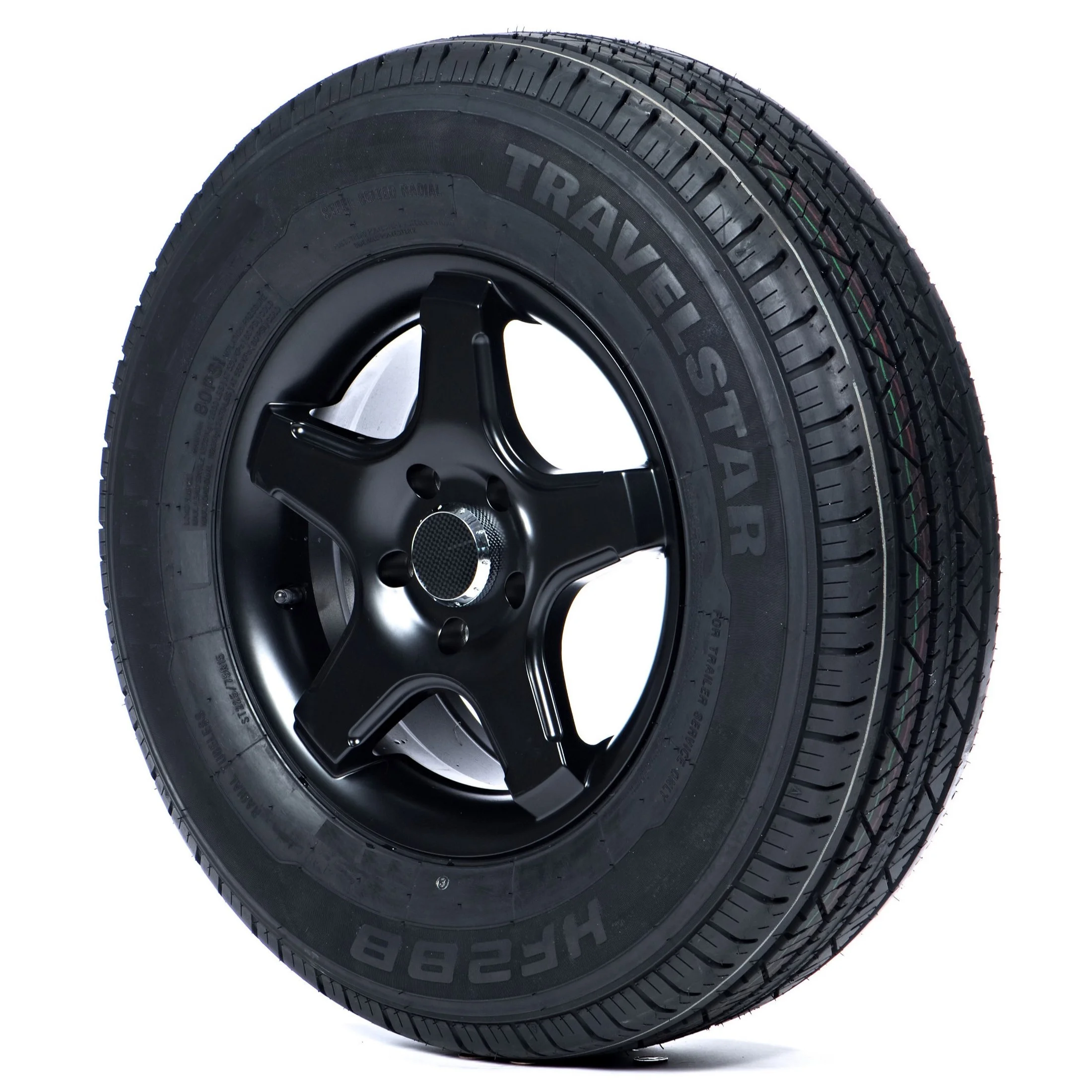 Travelstar HF288 ST225/75R15 10 Ply 117/112N Load Range E Radial Trailer Tire - ST 225/75/15, Set of 2(Tire Only)
