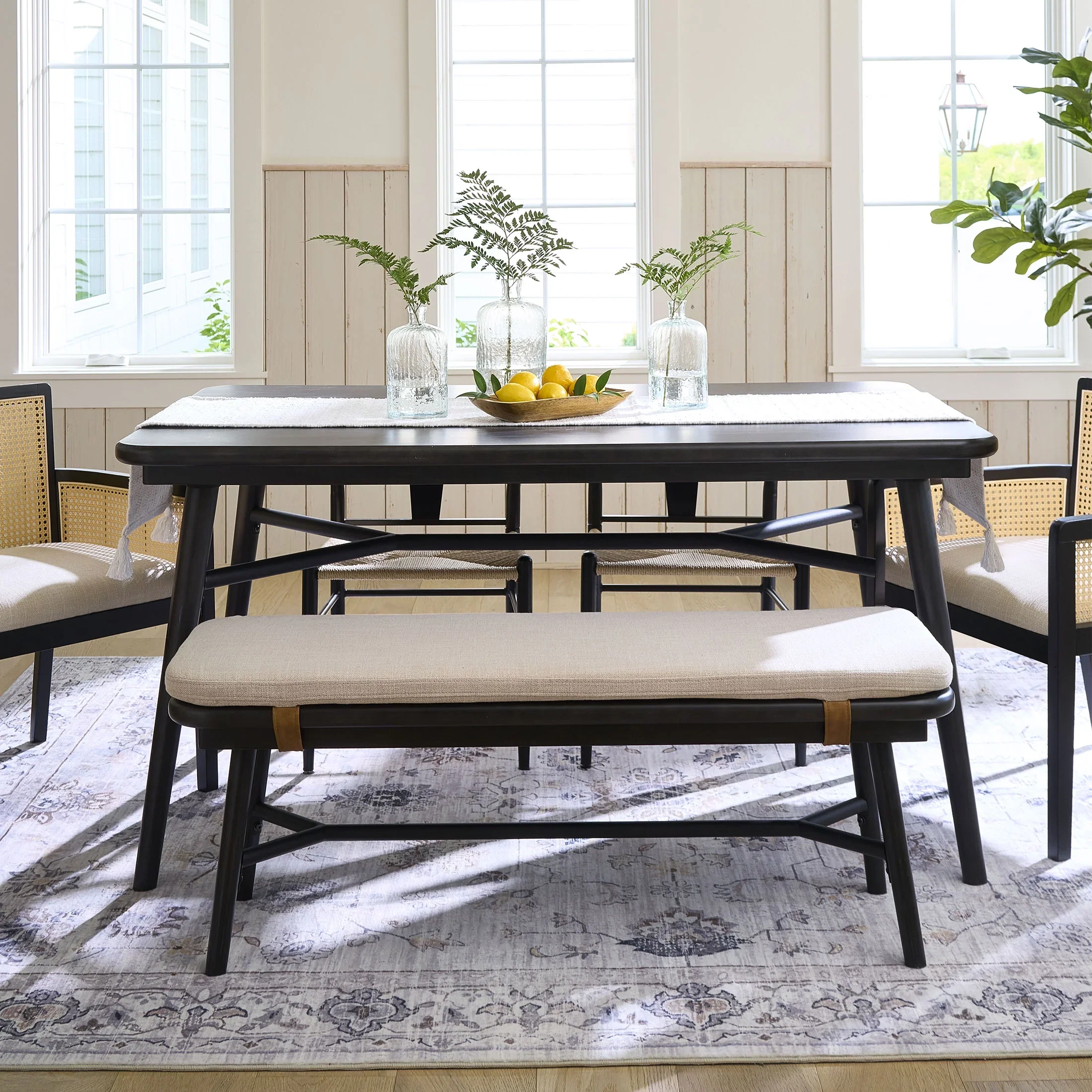 Better Homes & Gardens Springwood 59.5 Rectangle Dining Table, Natural Wood