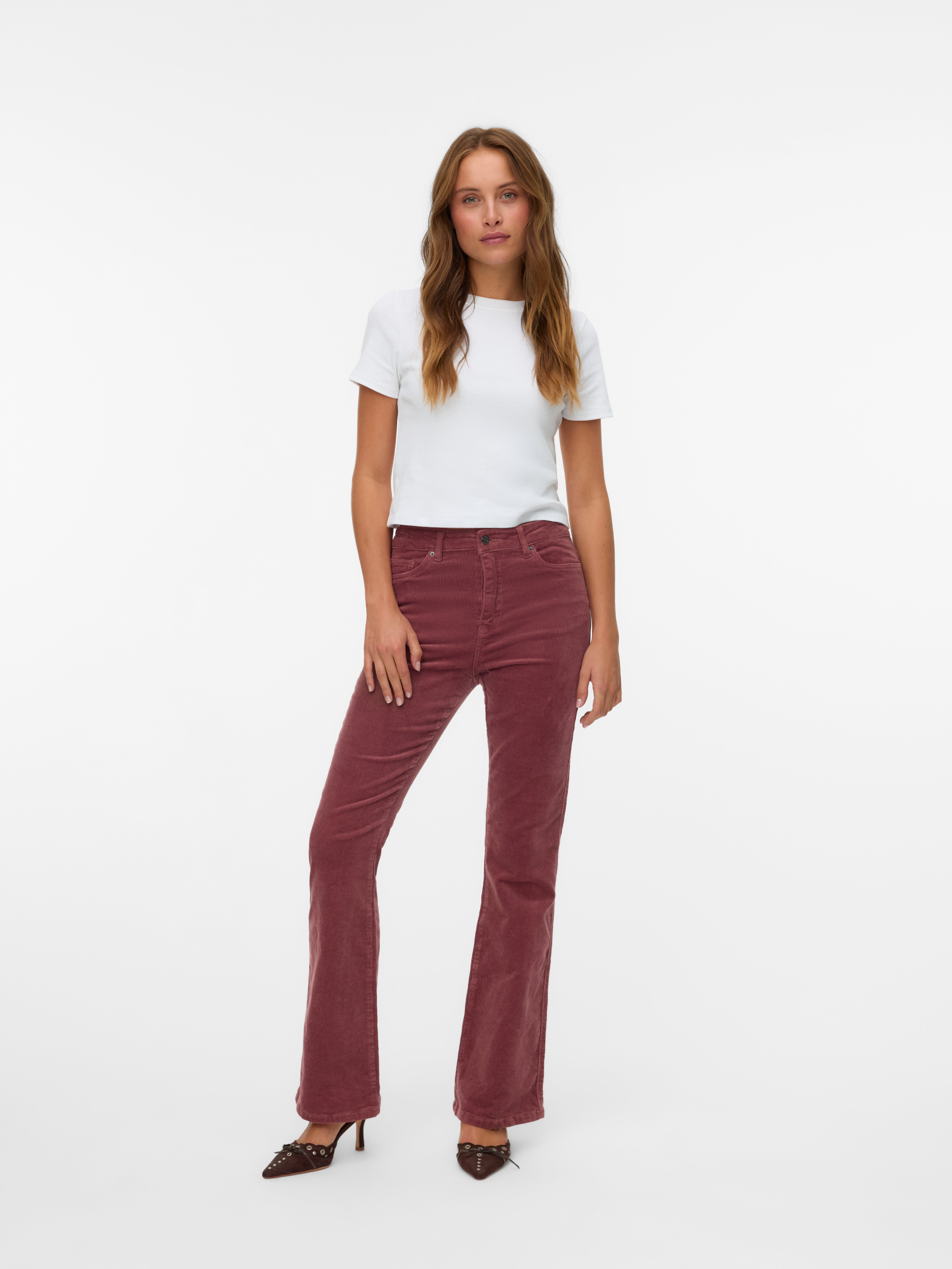 VERO MODA® VMSIGA High rise Corduroy Trousers
