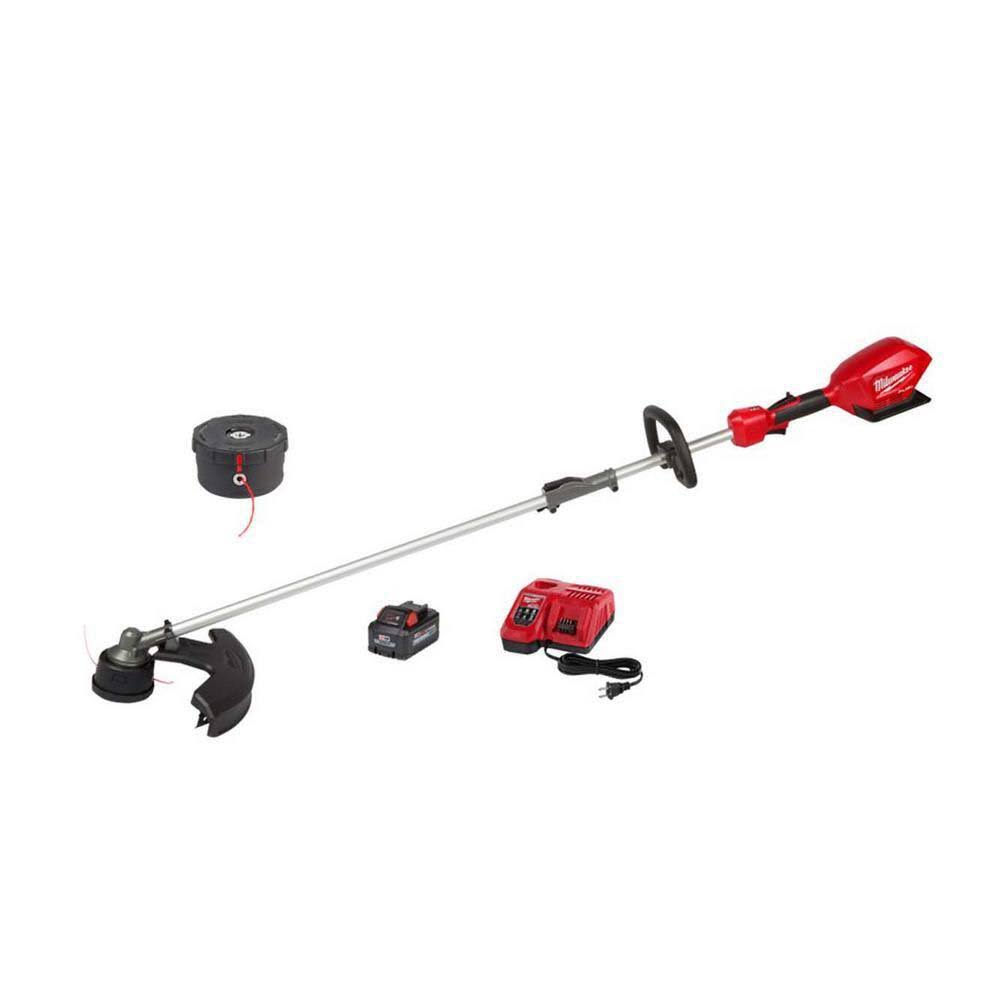 Milwaukee 2825-21ST-49-16-2748 M18 Fuel 18V Lithium-Ion Brushless Cordless Quik-Lok String Trimmer w/Easy Load Trimmer Head, 8.0 Ah Battery, Charger