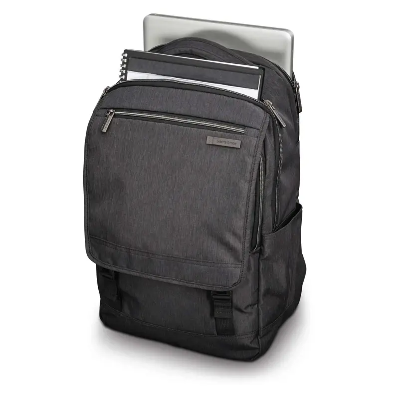 Charcoal Heather/Charcoal Modern Utility Paracycle Backpack Laptop Backpacks | 6143-UOYPF - SAMSONITE OUTLET