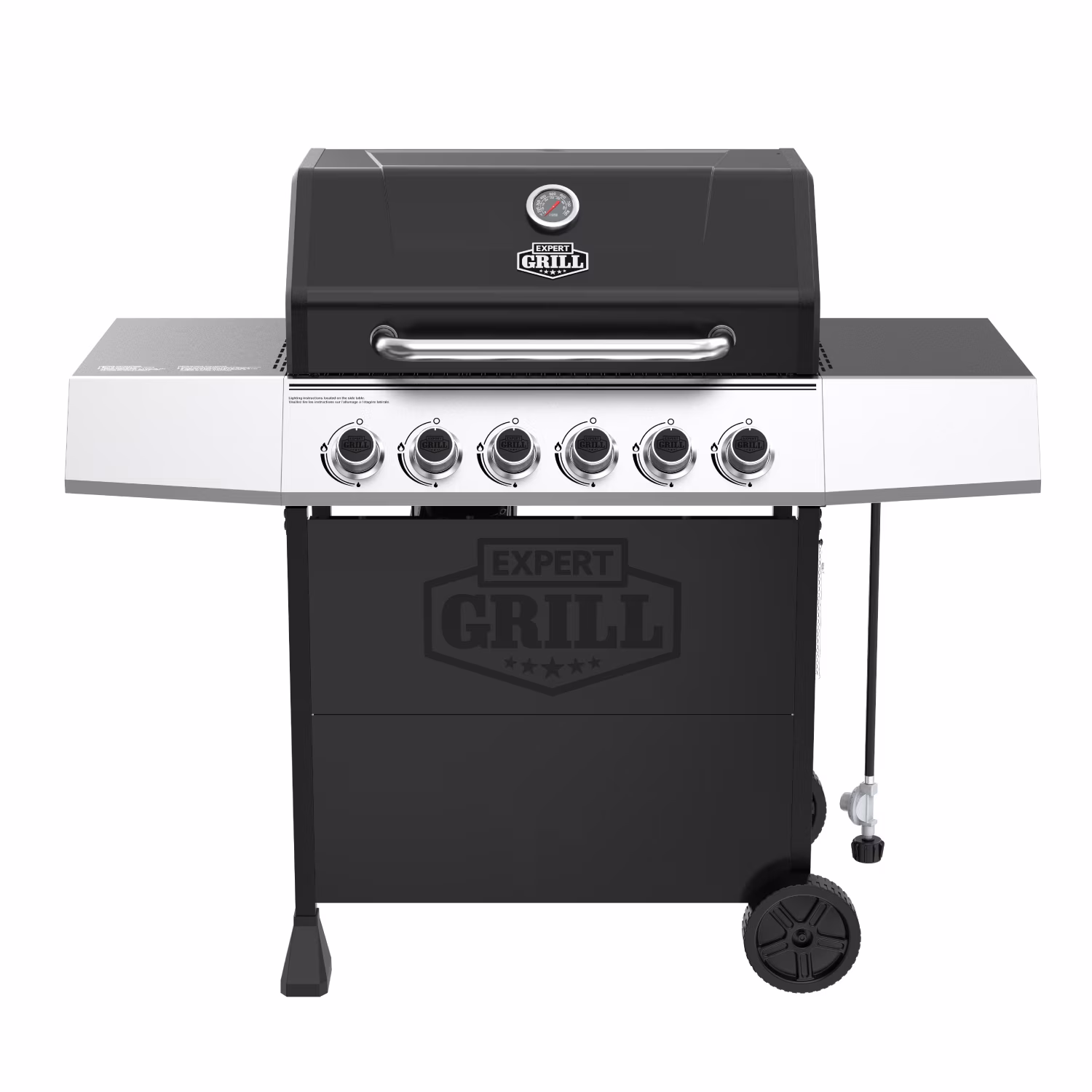Expert Grill 5 Burner Propane Gas Grill with Side Burner