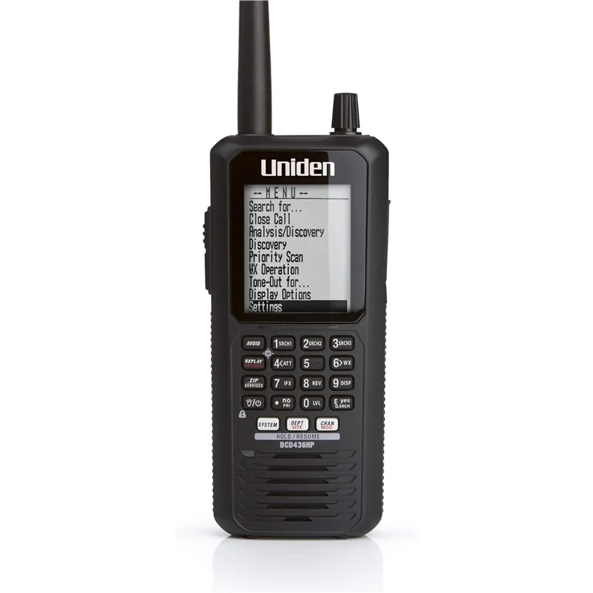Uniden BCD436HP Homepatrol Series Digital Handheld Scanner, Black