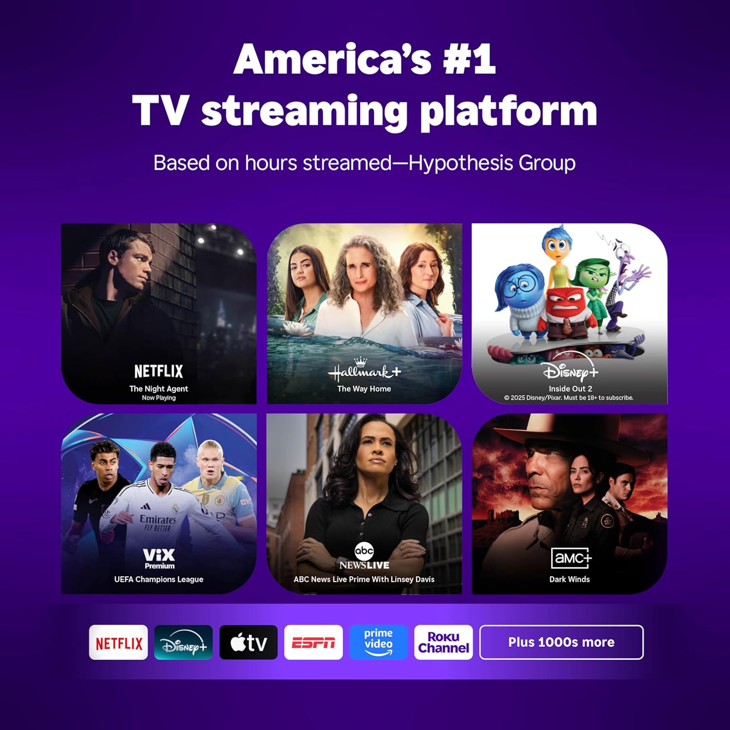 Roku Smart TV – 50-Inch Select Series  4K HDR TV – RokuTV with Enhanced Voice Remote – Flat Screen LED Television with Wi-Fi for Streaming Live Local News  Sports  Family Entertainment