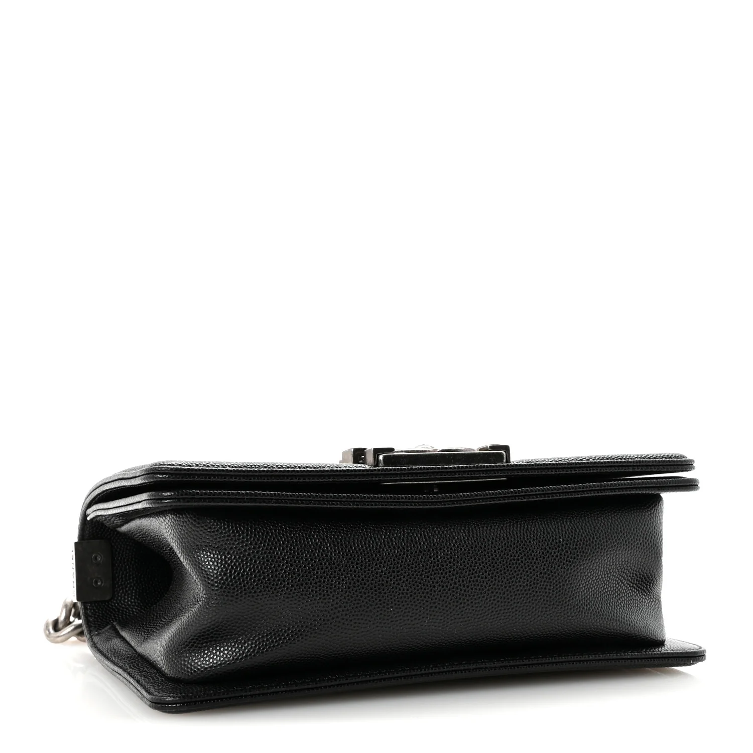 Caviar Quilted Small Boy Flap Black