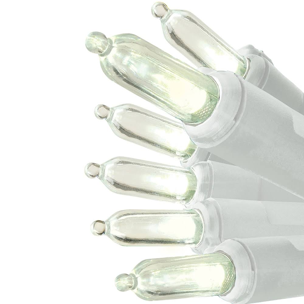 GE Staybright 100-Count 24.7-ft White LED Plug-In Christmas String Lights | 91016LO
