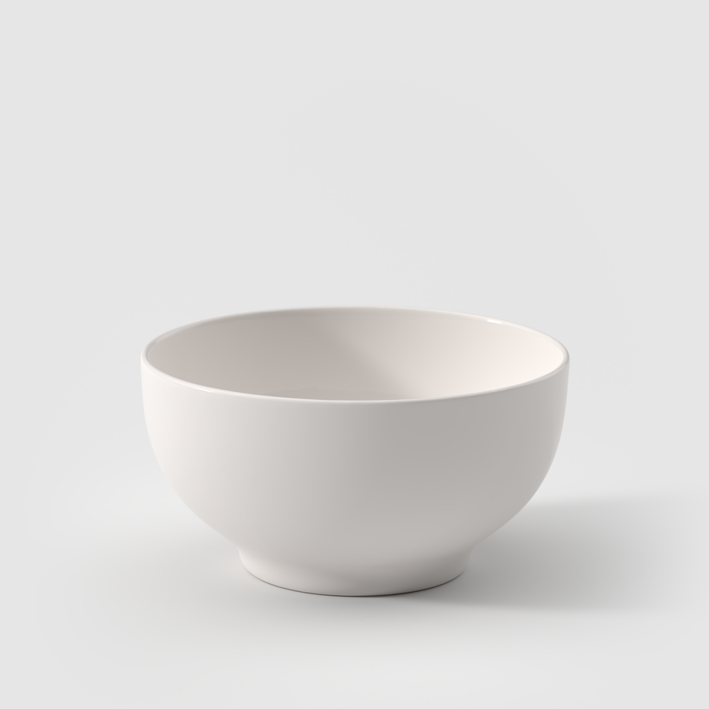 For Me Cereal bowl - White, 17 oz, Premium Porcelain