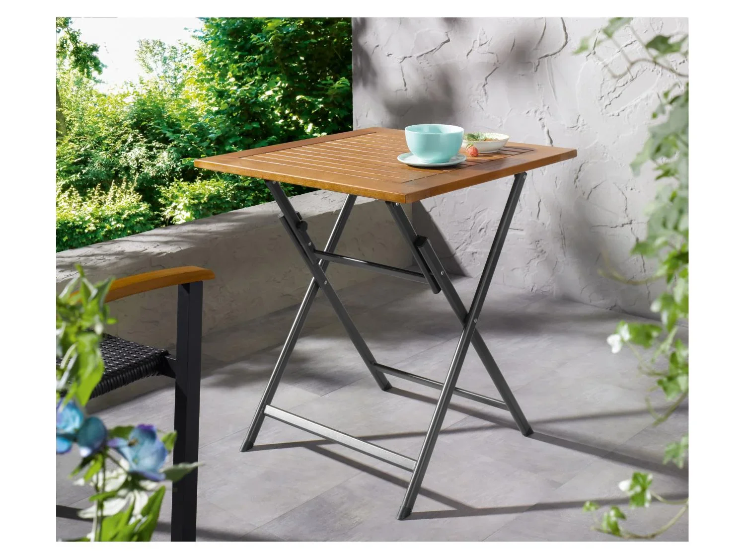 LIVARNO Table de jardin + Lot de 2 fauteuils en rsine tresse Valencia