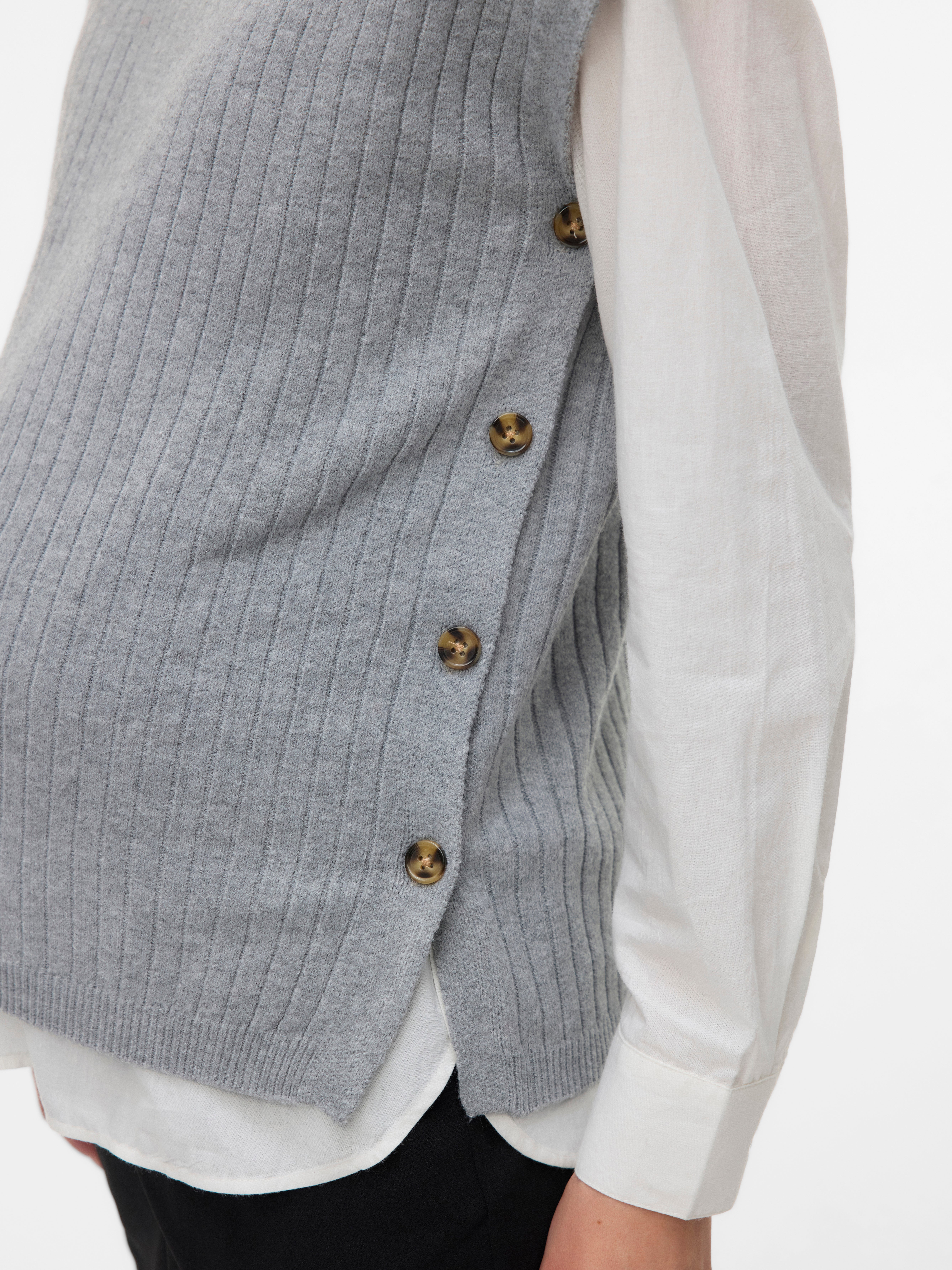 VERO MODA® Regular Fit Round Neck Knit Waistcoat