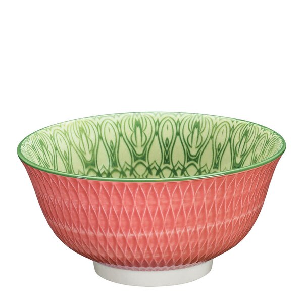 AMICI skål 50 cl 15,5 cm rombe rosa